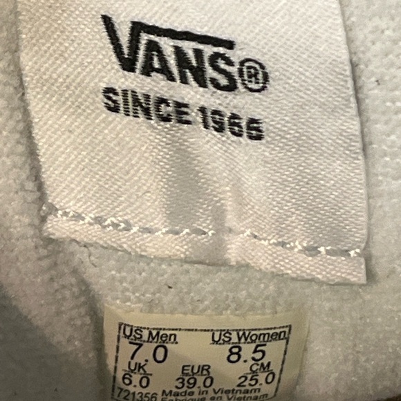 Mens Size 7 Vans Knu-Skool Green & White - Used Condition Excellent - Picture 7 of 15